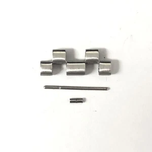 Omega 1 Halbglied Armbanduhr Gürtel Band Armband Teile SS 18,45mm gebraucht Japan - Bild 1 von 9