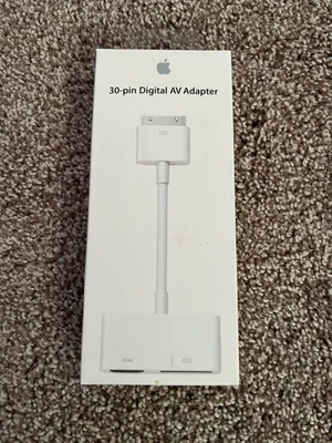 Apple 30 pin genuine HDMI digital AV adapter Brand New, in box. - Image 1 of 2