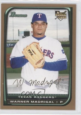 2008 Bowman Draft Gold Warner Madrigal #BDP46 - Image 1 of 2