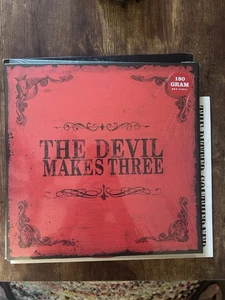 The Devil Makes Three = Self=Titled Red Translucent 2016 LP Vinyl NM/NM Shrink - Imagen 1 de 3