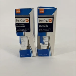 2 Packs PanOxyl AM Oil Control Moisturizer, Broad Spectrum SPF 30 1.7 - Picture 1 of 4