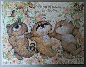 Springbok THE HAPPIEST TIMES 500+ pc Jigsaw Puzzle PZL4079 Complete ANIMALS - Picture 1 of 14