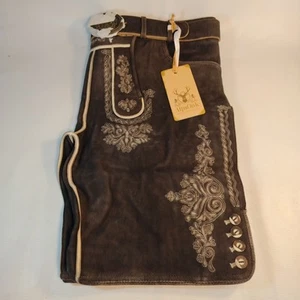 Alps Oak Lederhosen Octoberfest 40, Regular Size 56 - Picture 1 of 8
