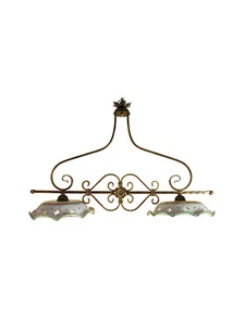 BILANCIERE A 2 LUCI COLLEZIONE CERAMICA FREGIO - Picture 1 of 4