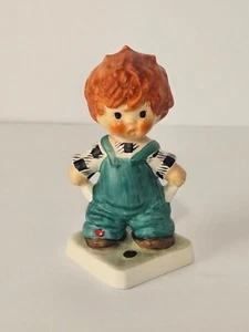 Vintage Goebel Hummel Deutschland viel nichts rotköpfige Jungenfigur REPARIERT - Bild 1 von 16