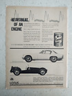 1963 VINTAGE AD CASTROL MOTOR OIL LOTUS SEVEN SUPER TOURING COUPE AUTO CDMY63111