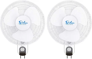 16 Inch Digital Household Wall Mount Fans, Adjustable Tilt, 90 Degree, 3 Speed S - Picture 1 of 7