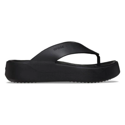 Nuevas chanclas para mujer Crocs Getaway plataforma 209410-001 negras EE. UU. CON 5-8 TOMAS Foto 1 de 4