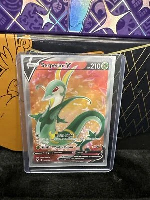 Pokémon TCG Serperior V (Full Art) Silver Tempest 170/195 Holo Ultra Rare - Image 1 of 3