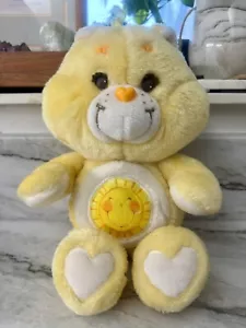 Peluche Kenner Funshine Sunshine Carebear 1983 vintage 13"" - Imagen 1 de 17