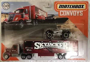 MATCHBOX CONVOYS LONESTAR CAB & BOX TRAILER WITH '72 FORD BRONCO NEW Fast Ship - Picture 1 of 2