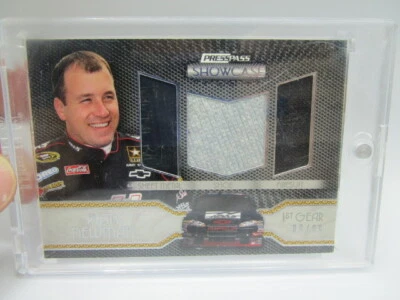 Press Pass Showcase Ryan Newman Elite Exhibit 1st Gear Race Used #89/99 Card - Image 1 of 4