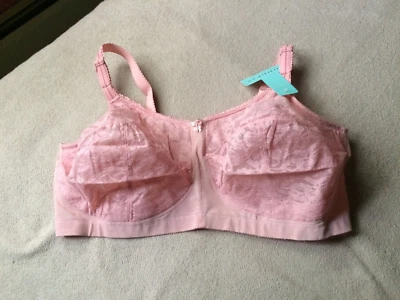 Goddess BBW 48FF Petal Vintage Full Coverage   Lace Soft Cup Style 386 NIB - Image 1 of 4