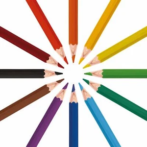 Lápices de colores Berol Verithin, colores surtidos, preafilados, 24 unidades - Imagen 1 de 4