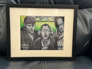 RARE PHOTO OFNEW HAVEN CT. STREET ART FRAMED "THE ART OF GETTING OVER" GRAFITTI - Picture 1 of 3