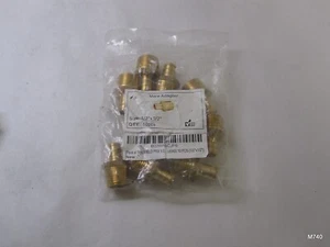 Pack of 10 | Male Brass Hex Adapter Fitting | 1/2" MNPT x 1/2" Hose Barb - Picture 1 of 3