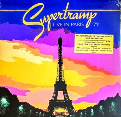 SUPERTRAMP - LIVE IN PARIS 79 - VINYL 3-LP SET " NEW, SEALED " - Image 1 of 2