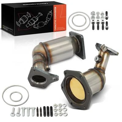 2x Front LH & RH Catalytic Converter for Infiniti JX35 QX60 Nissan Pathfinder - Image 1 of 4