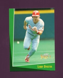 1992 Score Select Lenny Dykstra #59 Philadelphia Phillies - Picture 1 of 2