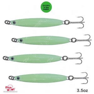 4 plantillas de francotirador Glow Colt 3,5 oz 100 g plantilla vertical con gancho 3561D-DT MUSTAD NUEVO - Imagen 1 de 7