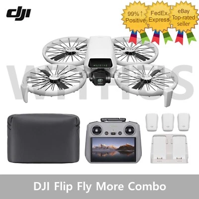 DJI Flip Fly More Combo Drone (3 Batteries) + RC 2 Controller /No Tariffs In US_ - Image 1 of 4