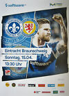 2. Bundesliga Poster Plakat Saison 2017/18  SV Darmstadt 98 - Braunschweig *
