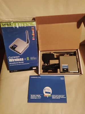 Linksys WRT54GC-EU Compact Wireless - G Broadband Router pari al NUOVO - Immagine 1 di 2