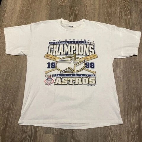 Houston Astros NL Central Division Champs Vintage 1998 T-Shirt Gift For Fans Cover