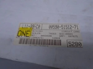 TOYOTA 00590-51512-71 SCHEDA DI CONTROLLO OEM CARRAIGE 7BPUE15 RACCOGLITORE ORDINI - Foto 1 di 4