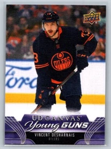 2023-24 Upper Deck #C95 Vincent Desharnais Edmonton Oilers UD Canvas - Picture 1 of 2
