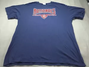 Vintage Washington Nationals Shirt Extra Large Blue Baseball CSA Mens - Picture 1 of 6