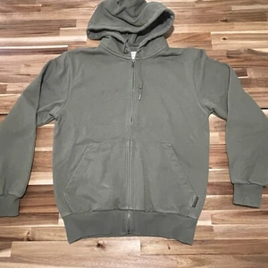 CC Filson Hoodie Adult XS Green Full Zip Sweatshirt Cotton Blend Drawstring - Picture 1 of 7