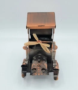 Sankyo Copper Metal Musical Wind-Up Car, Unique! - Picture 1 of 11