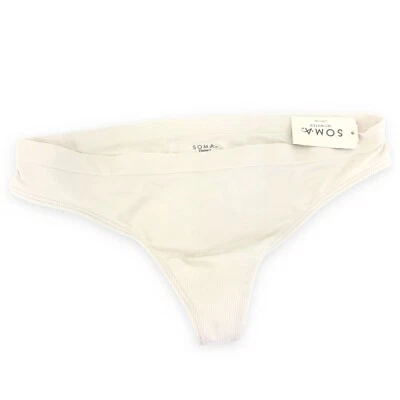 Soma Intimates Seamless Thong ~Windchime Gray~ Size: L [New With Tags] - Image 1 of 3