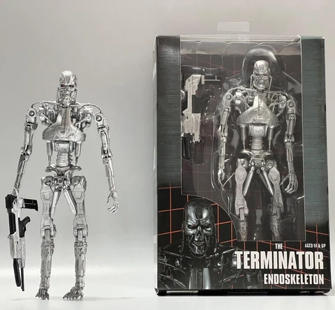 Terminator 2 Judgment Day 7" T-800 Endoskeleton Arnold Action Figure Model Cover