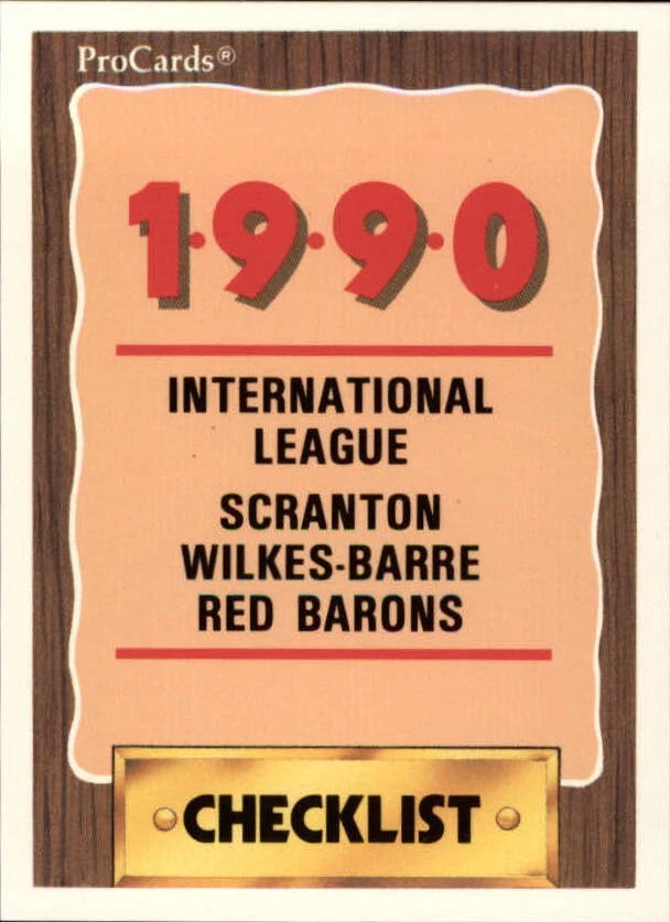 B3141- 1990 ProCards Minor League BB Cards Group9 -You Pick- 15+ FREE US SHIP - Image 1 of 1