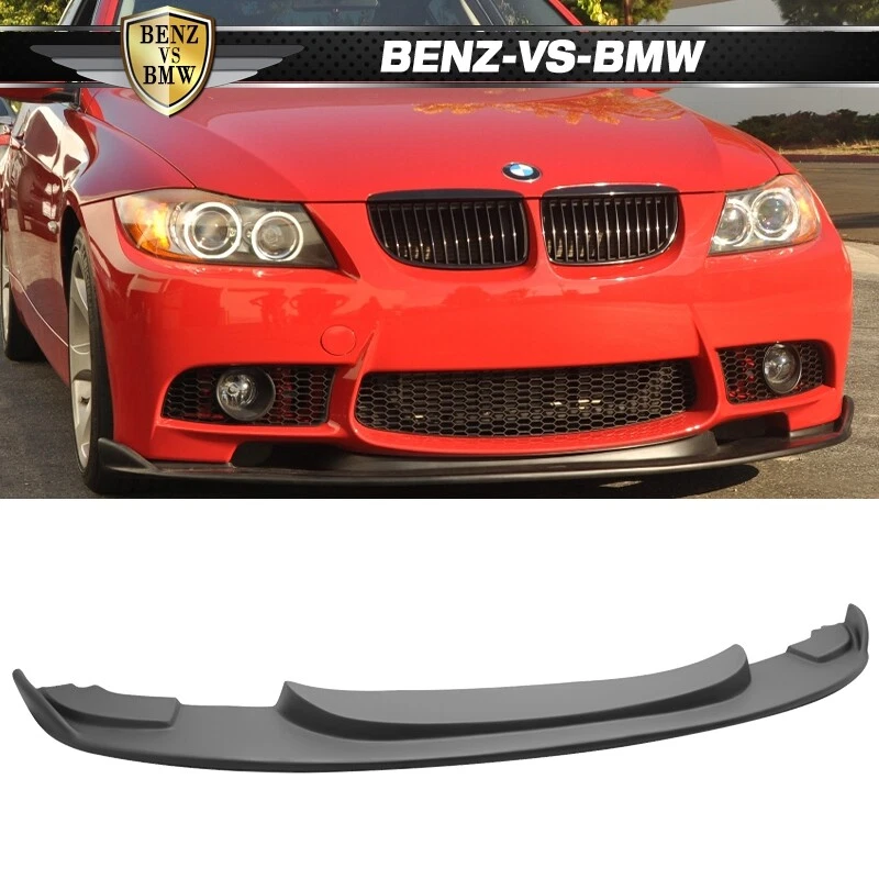 Fits 06-11 BMW E90 H Style Front Bumper Cover Lip (Aftermarket M Bumper Only)-PP - Image 1 of 4