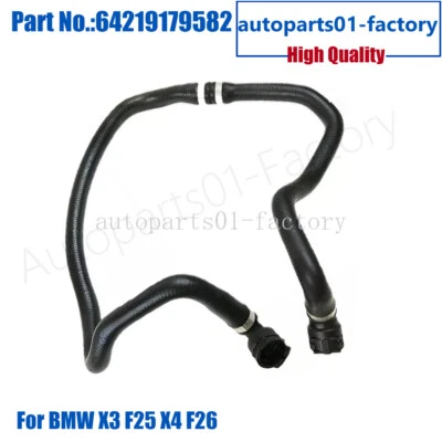 64219179582 Tubo de mangueira de líquido de arrefecimento para BMW X3 F25 2011-2017 X4 F26 2014-2018 - Imagem 1 de 4