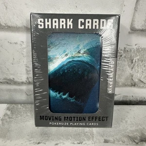 Neu Hai 3D Mostion Spielkarten Deck Sealed Blau Artgame - Bild 1 von 8