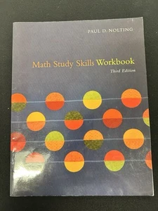Math Study Skills Workbook Third Edition by Paul D. Nolting ~ LIKE NEW 2004 - Picture 1 of 13