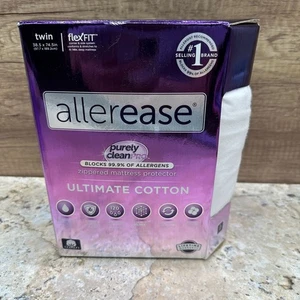 AllerEase Purely Clean Pro Ultimate cotone protezione materasso con cerniera doppio nuovo - Foto 1 di 10