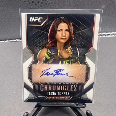2015 Topps UFC Chronicles Tecia Torres Auto Autograph - Image 1 of 2