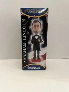 Abraham Lincoln Bobble Head Royal Bobbles President Collectible USA New In Box - Picture 1 of 6
