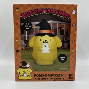 Hello Kitty And Friends Pompompurin inflable soplado por aire - 5’ de alto *NUEVO* - Imagen 1 de 8