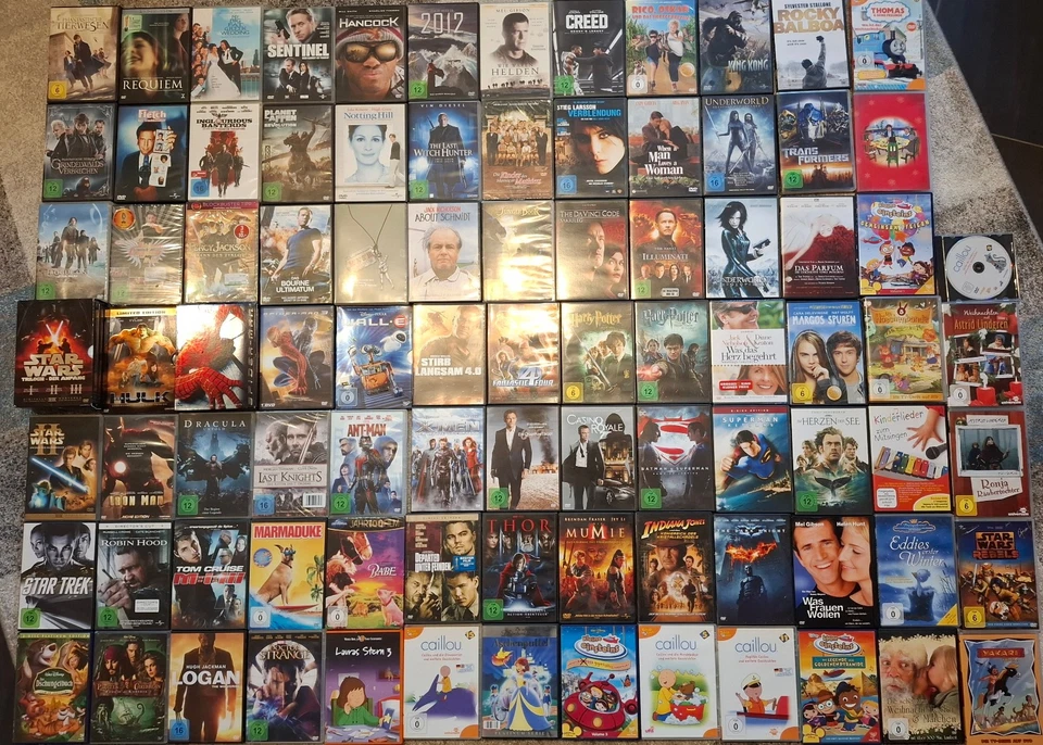 DVD Sammlung Gebraucht Guter Zustand Auswahl, Star Wars, Marvel, Disney, etc - Bild 1 von 4