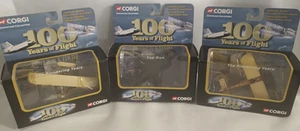Corgi 100 Years of Flight Harrier CS90095- Kittyhawk CS90110- Bleriot CS90111 - Picture 1 of 10
