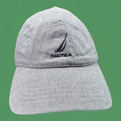Nautica 棒球帽蓝色背带可调节刺绣标志 NS 83 二手 — 第 1/4 张图片