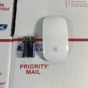 Apple Magic Mouse Bluetooth Wireless A1296 + Batteries -SAME DAY SHIP - WARRANTY - Picture 1 of 4