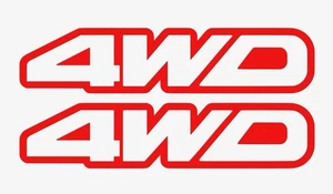 Vintage Vinyl Decal Sticker for 4WD Toyota Vehicles Quarter Panel Bumper Fender - Picture 1 of 2