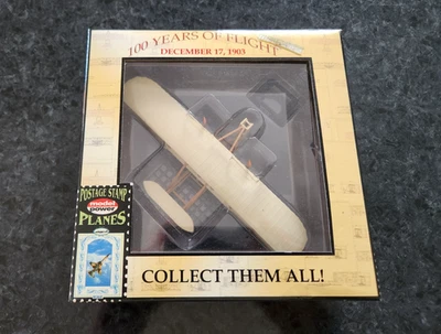 Postage Stamp Planes - 100 Years of Flight - No.5555 Wright Flyer - Image 1 of 2